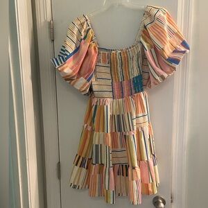 Colorful Striped Ladies dress